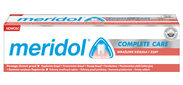 meridol® Complete Care Pasta do wrażliwych dziąseł i zębów