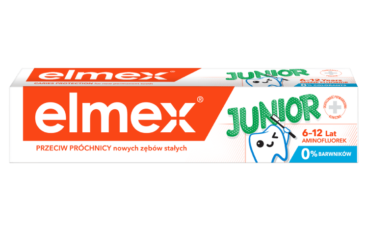 Opakowanie pasty do zębów Elmex Junior